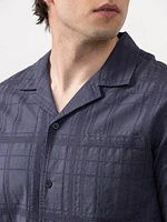 louis plaid textured 1 pkt shirt