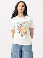 barcelona graphic tee