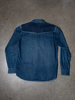 levi's button up denim shirt circa 1990