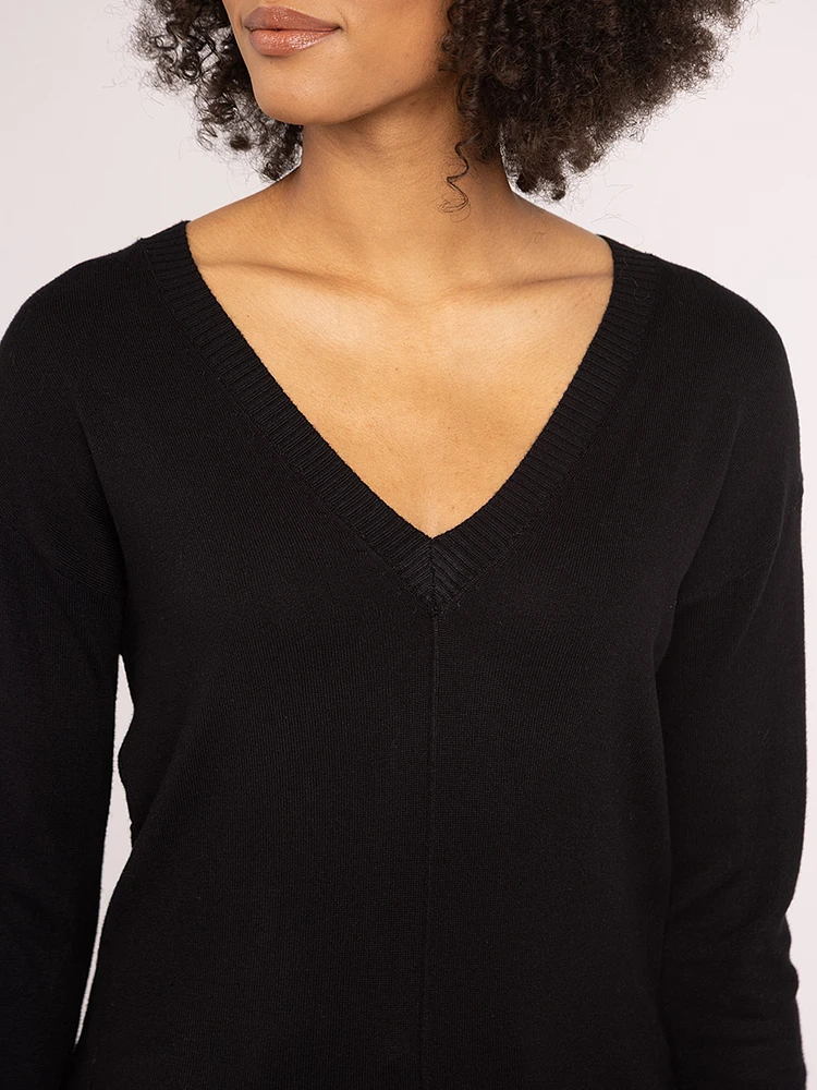 v neck sweater