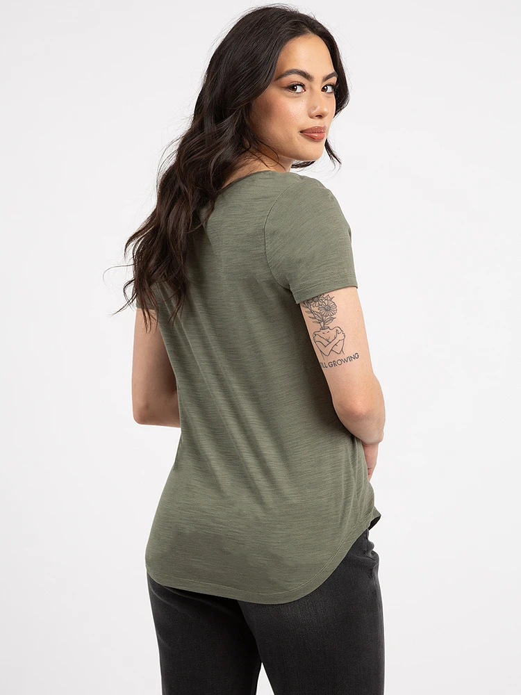 shaelynn kismet scoop neck tee