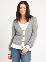 eira mal front button cardigan