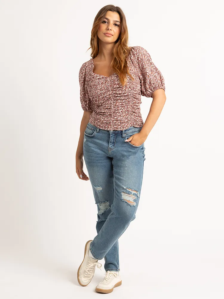 helena puff sleeve blouse