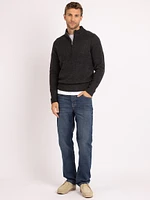 martin 1/4 zip sweater