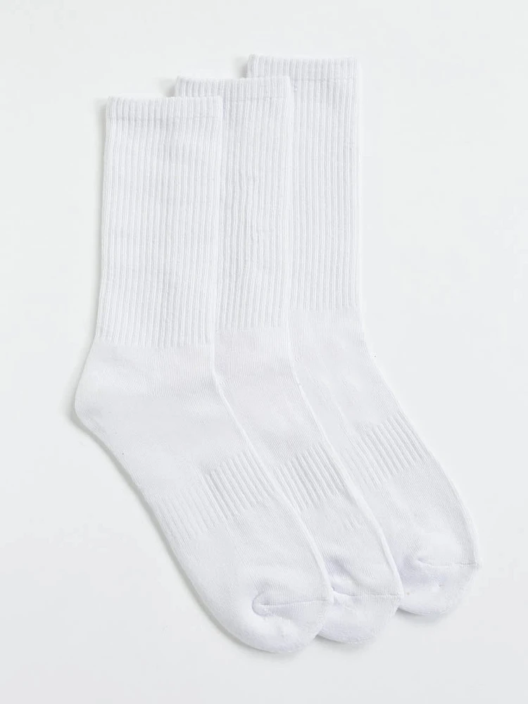 men's essential 3 pack crew socks