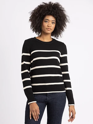 liesel crew neck stripe sweater