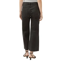 Suki Mid Rise Wide Leg Luxe Stretch Jeans