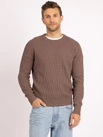 derek washed ribbed crewneck