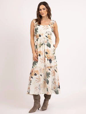 gretchen square neck maxi dress