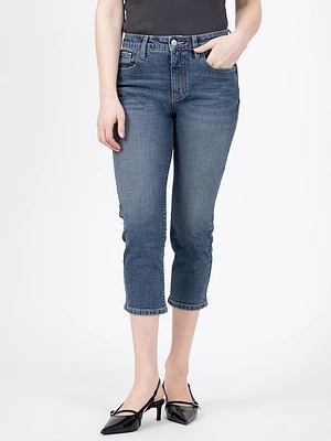 mid-rise slim capri medium authentic