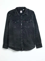 levi's pearl snap denim shirt
