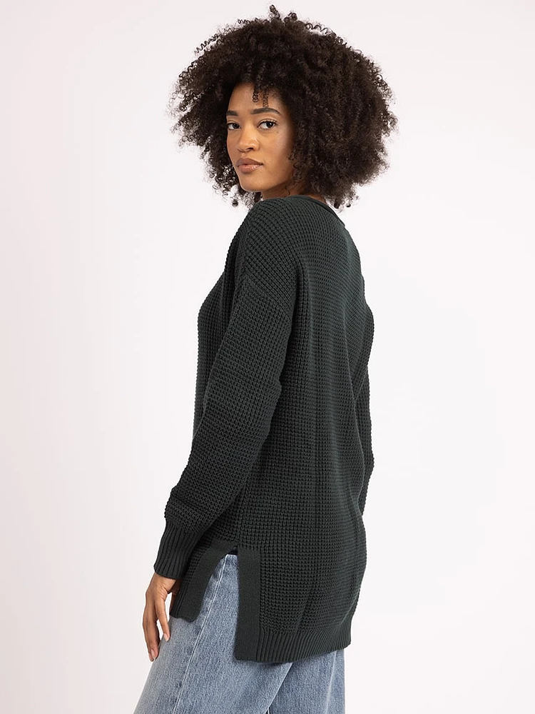 nevis v neck sweater