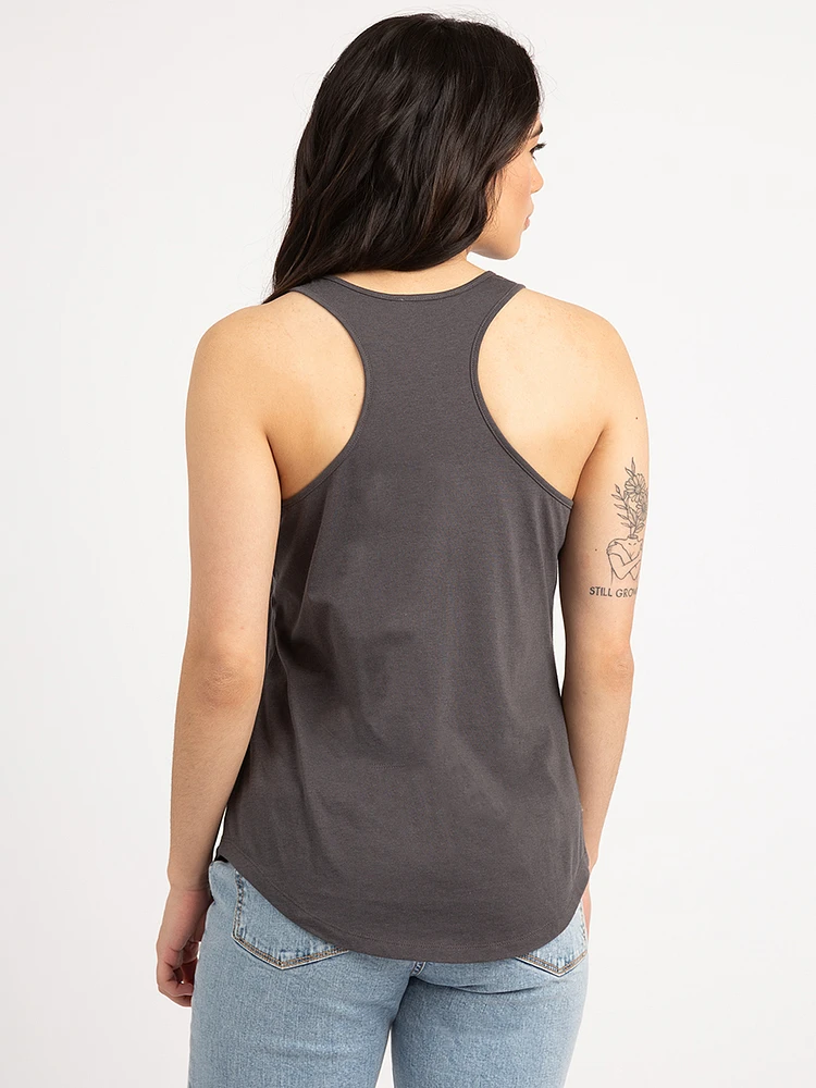 desert scene graphic tank top