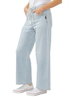 Be Easy Straight Leg Drawstring Jeans