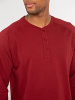 lucas long sleeve henley t-shirt