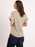 nathalie utility shirt