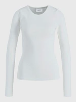 freya crewneck ribbed long sleeve top