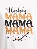hockey mama graphic t-shirt