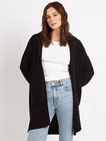 theresa shawl collar open cardigan