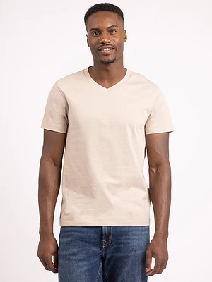 miles v neck basic tee