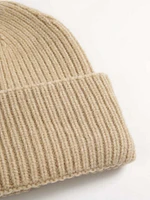 thick ribbed winter beanie