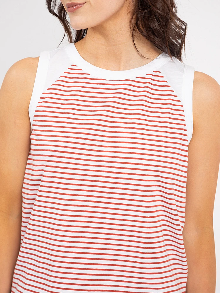 mildred muscle tank stripe