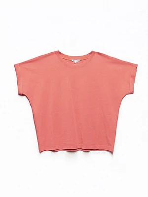 jolie crew neck washed tee