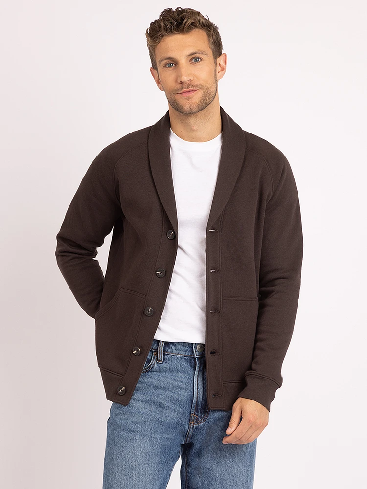 seth fleece cardigan