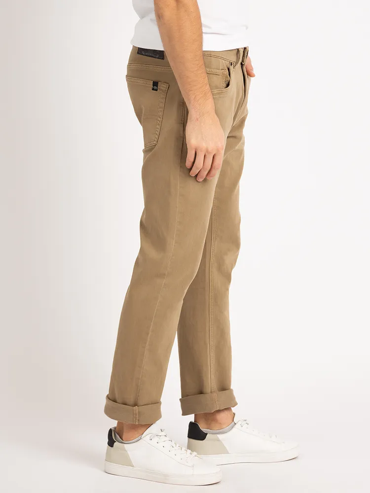 beige straight six jean