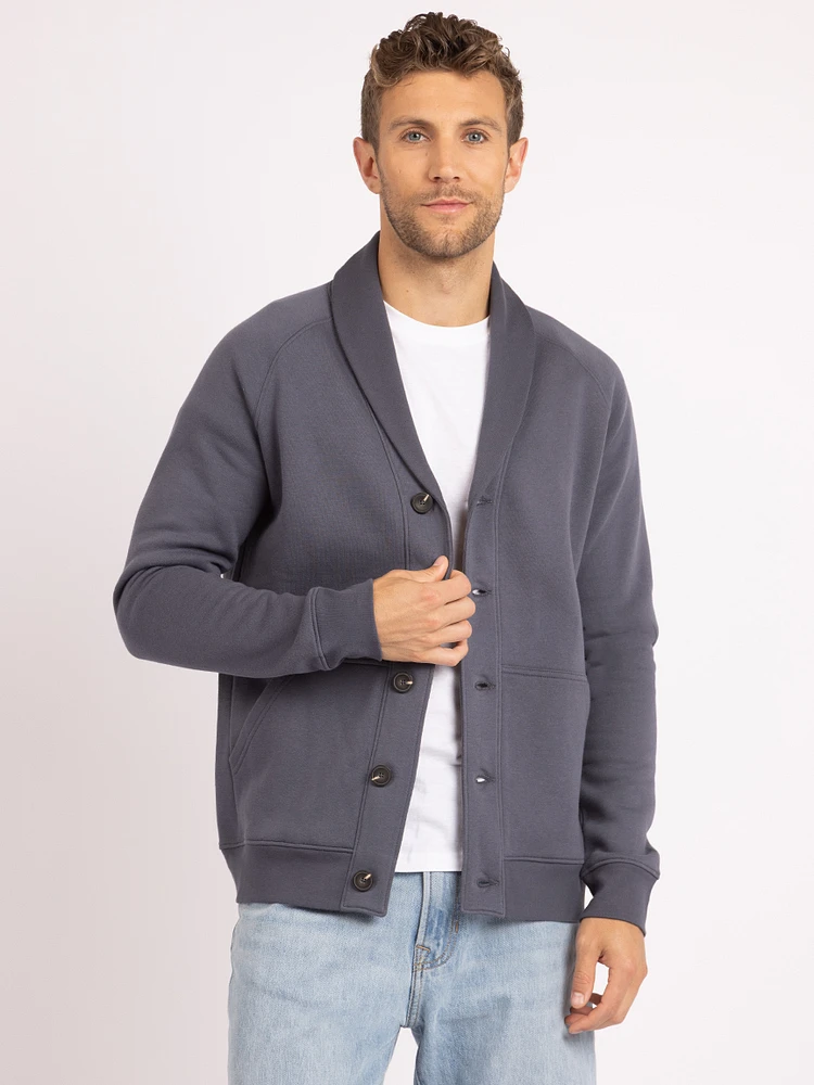 seth fleece cardigan