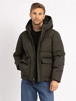 alpine short puffer jacket