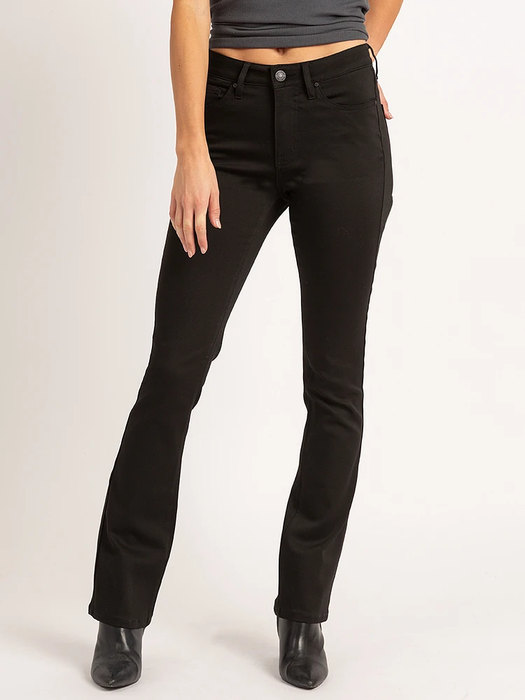 never fade high rise curvy slim boot jeans