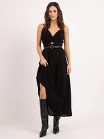 romy vneck maxi dress