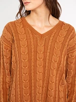 zarina v neck sweater