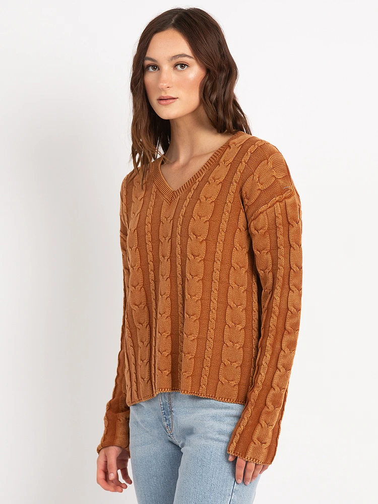 zarina v neck sweater