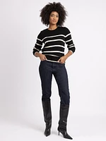 liesel crew neck stripe sweater