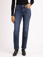 tegan straight leg jean dark authentic