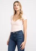 nataly sweetheart neck top