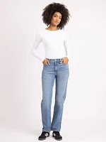 tegan straight leg jean light authentic