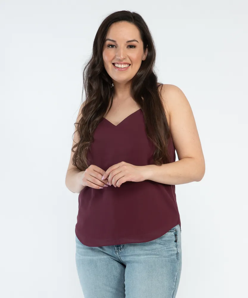 louise double layer basic cami