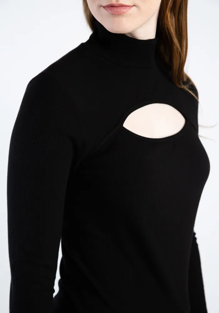 kat cutout long sleeve