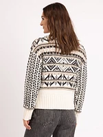 chan mock neck sweater