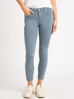 mid-rise skinny jeans