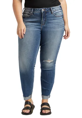 suki mid rise slim straight leg jeans