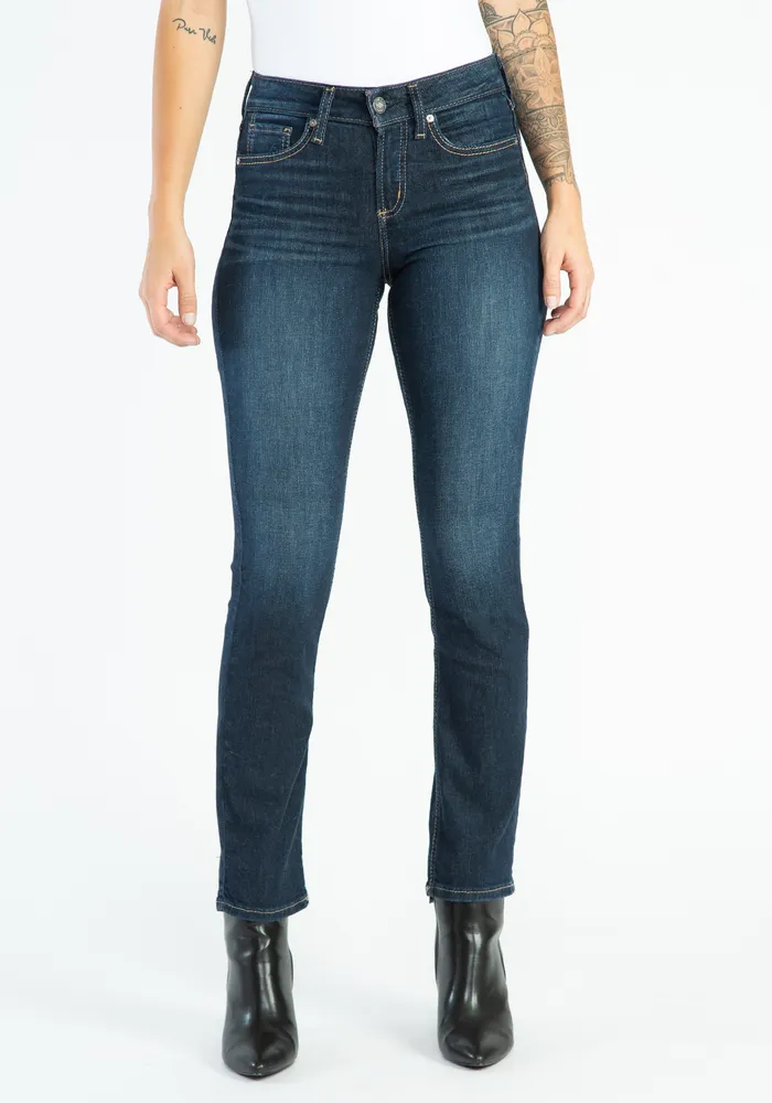 suki mid rise straight jeans