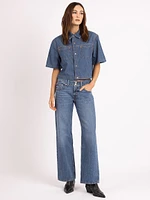 loretta denim shirt