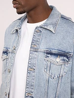 luke denim jacket light authentic