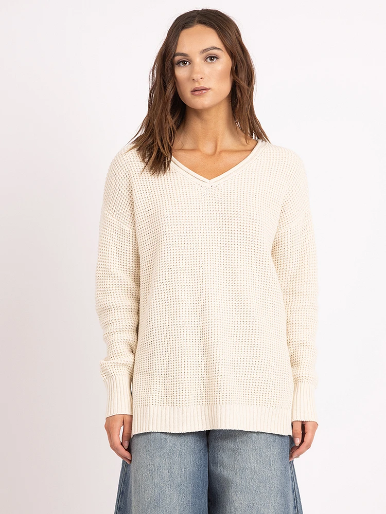 nevis v neck sweater