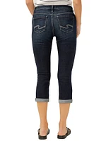 Elyse Mid Rise Luxe Stretch Capri