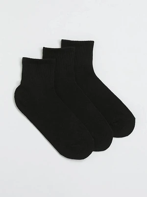 women's essential 3 pack crew socks